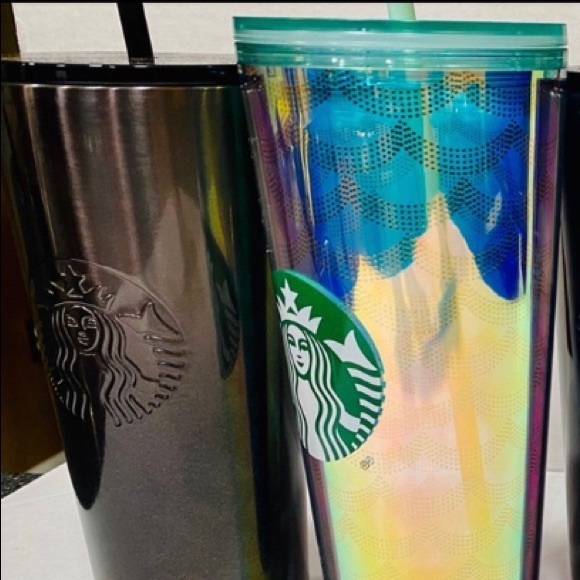 Starbucks Geo Scales and Black Glitter Tumbler. - Picture 6 of 9